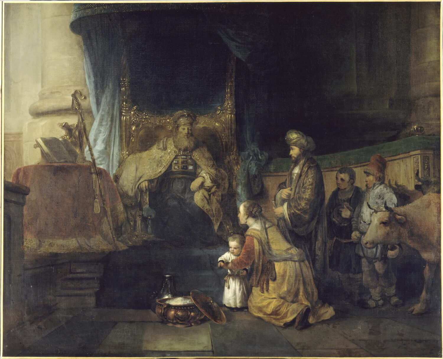 Anna présentant au grand prêtre Eli son fils Samuel, Eeckhout, Gerbrand van den, 2e quart du XVIIe siècle (vers 1665)