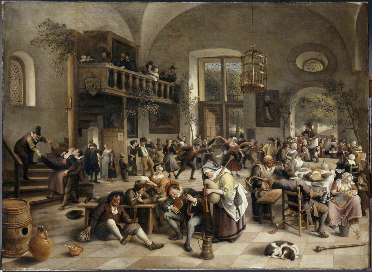 Fête dans une auberge Louvre Collections