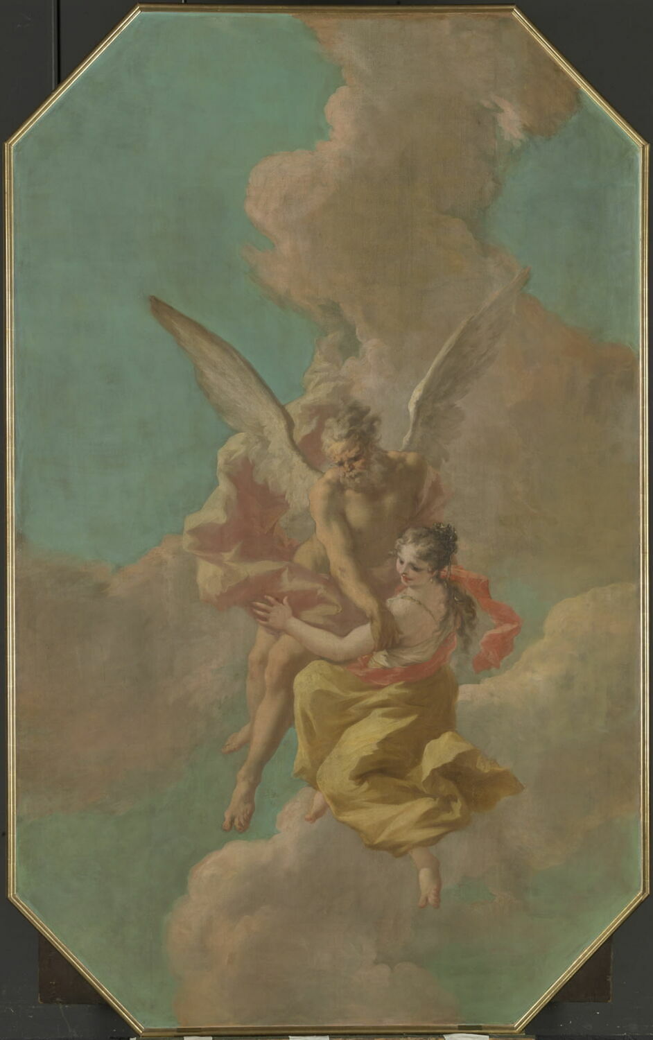Borée enlevant Orithye, Pellegrini, Giovanni Antonio, 1e quart du XVIIIe siècle (vers 1720 - 1721)