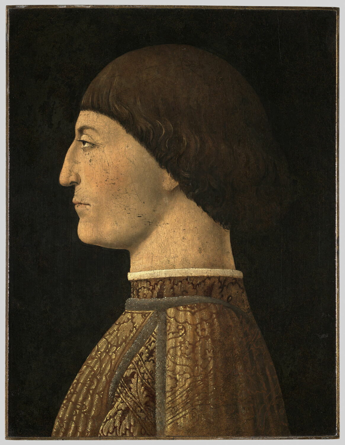 Portrait de Sigismond Malatesta, peinture de Piero della Francesca