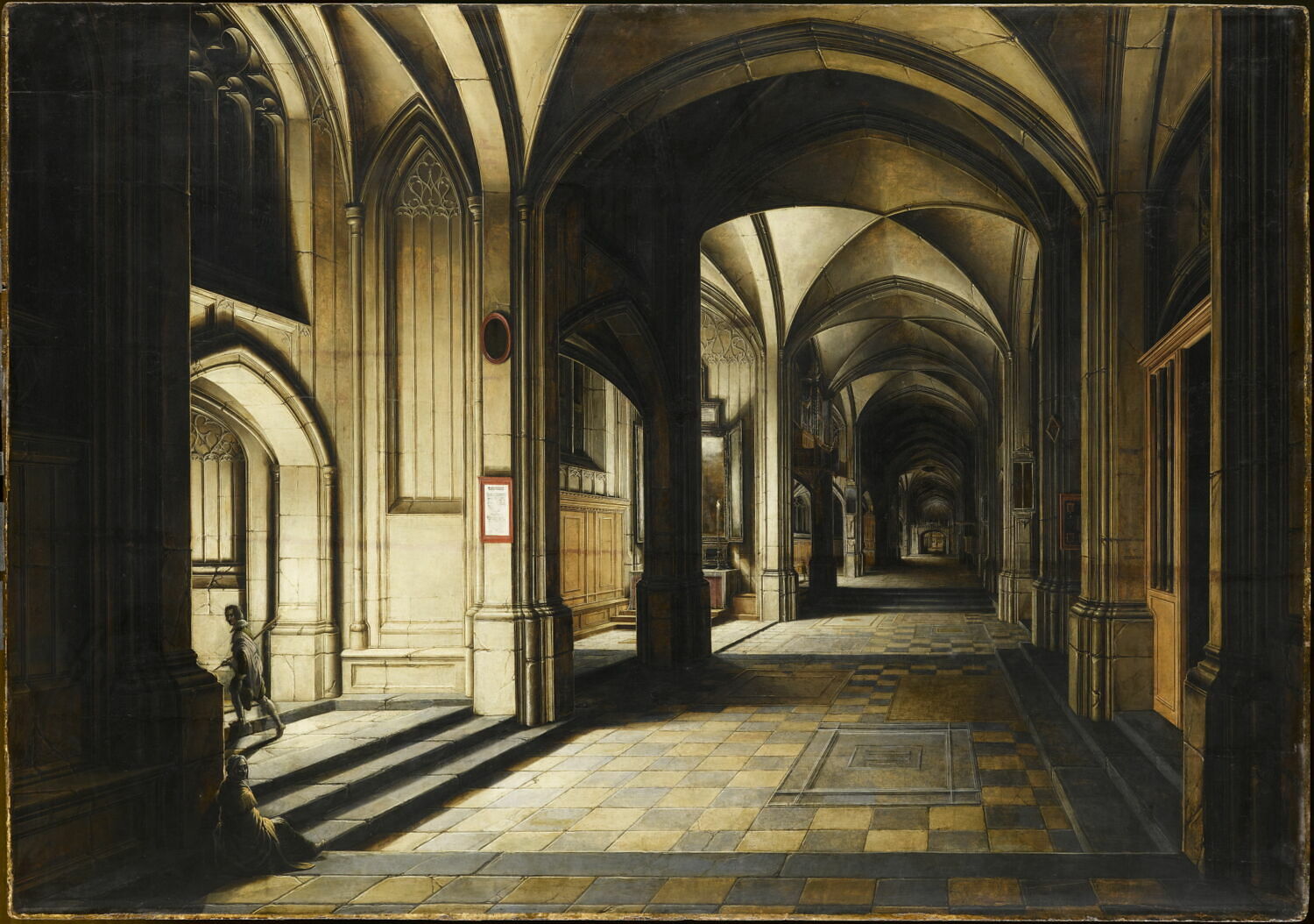 Intérieur d'église imaginaire. Effet de nuit., Steenwyck II, Hendrik van, 1e moitié du XVIIe siècle (1620)