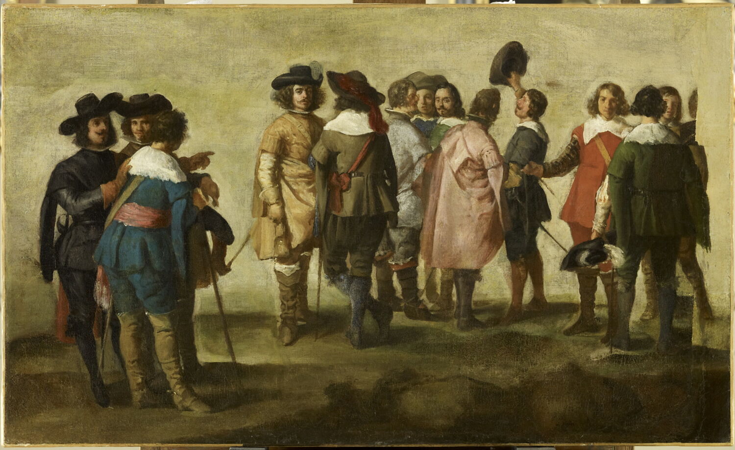 Réunion de quatorze personnages, Martínez del Mazo, Juan Bautista, 2e quart du XVIIe siècle (1645 - 1650)