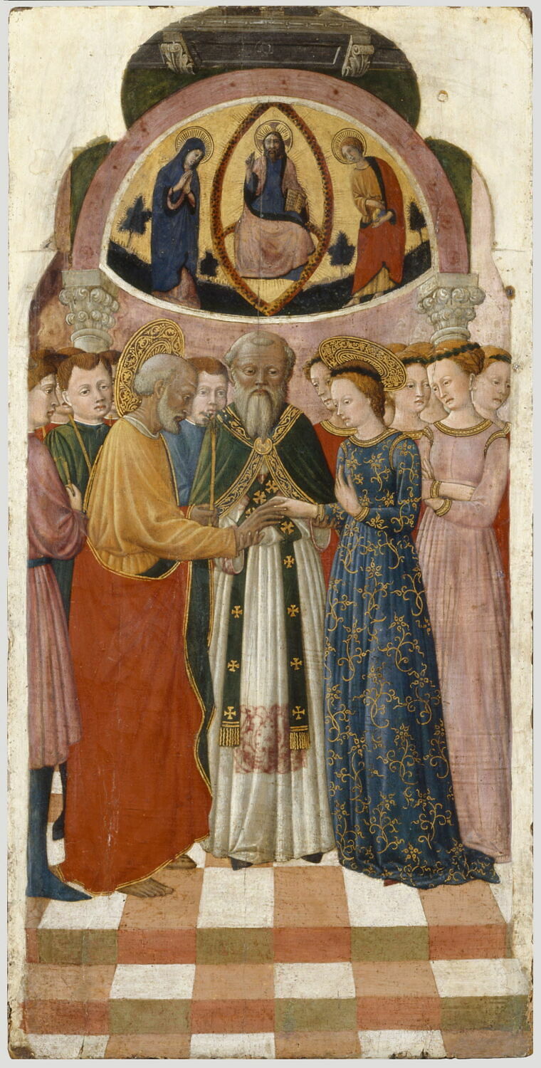 Le Mariage de la Vierge, Giovanni Francesco da Rimini, 2e quart du XVe siècle (1425 - 1450)