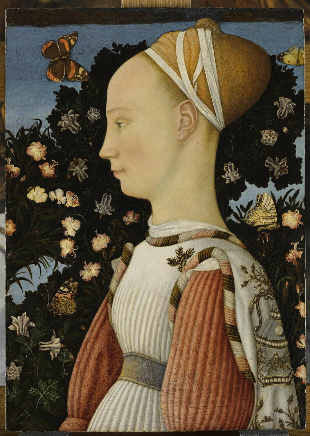 Portrait d'une princesse de la Maison d'Este, Pisanello, 2e quart du XVe siècle (1425 - 1450)