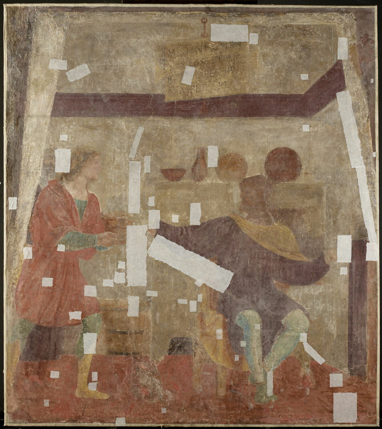 Curius Dentatus refusant les présents des Samnites, Luini, Bernardino, XVIe siècle (1500 - 1600)