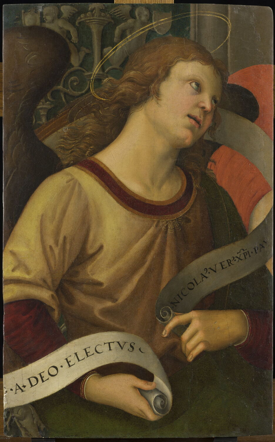 Ange tenant un phylactère, Santi, Raffaello, dit Raphaël, 1e quart du XVIe siècle (1500 - 1525)