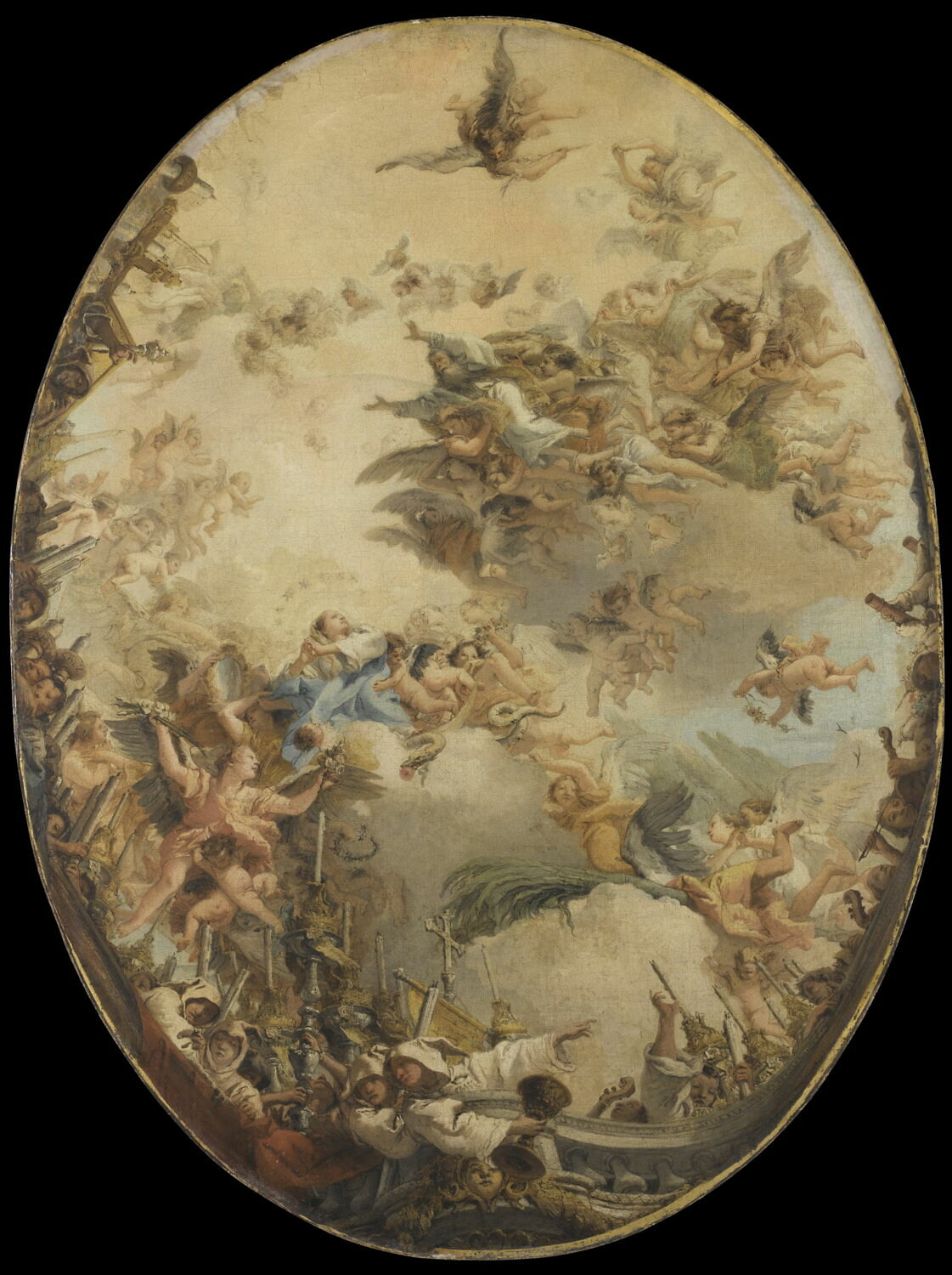 L'Immaculée Conception, Tiepolo, Giandomenico, 4e quart du XVIIIe siècle (1775 - 1800)