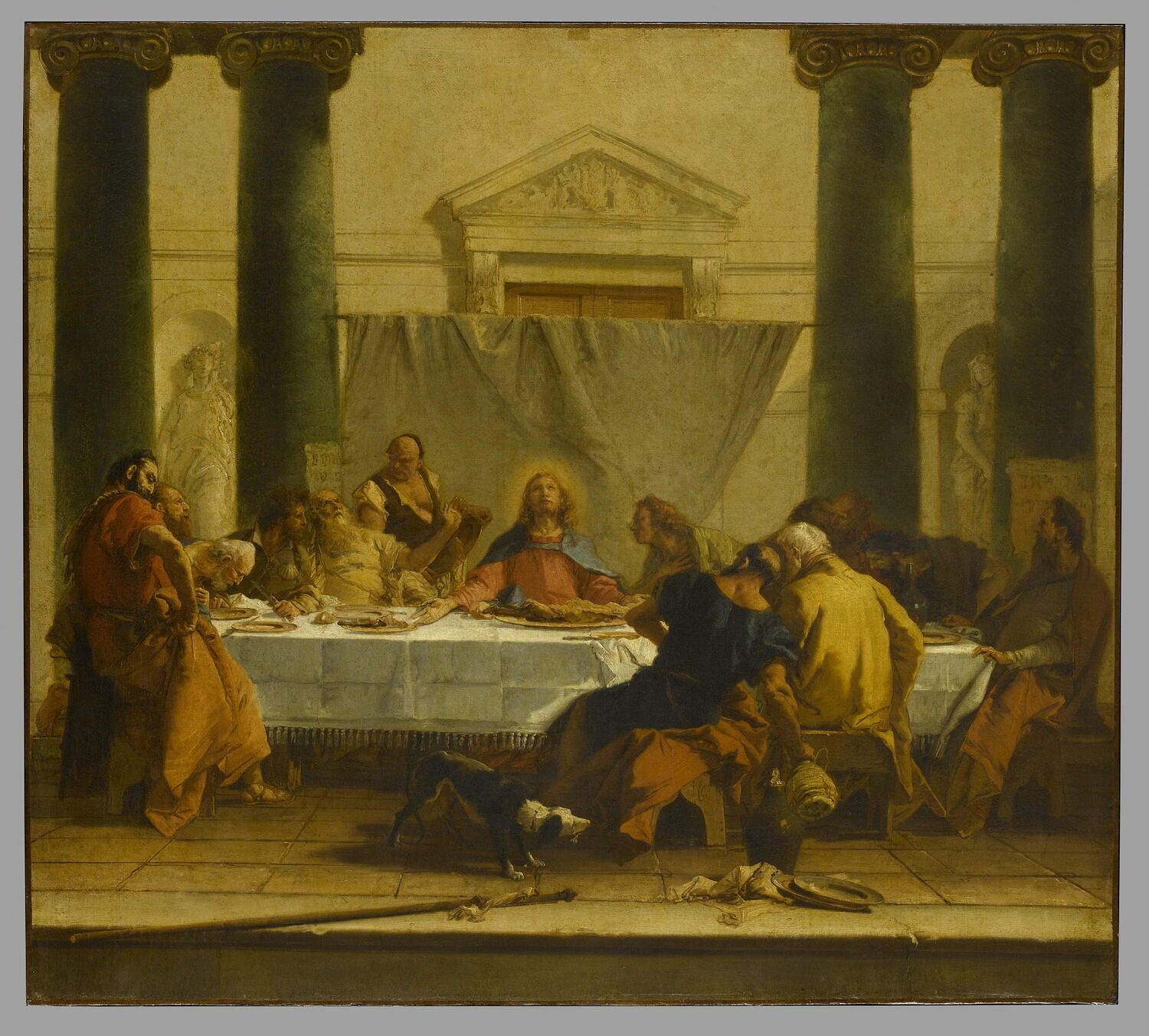 La Cène, Tiepolo, Giambattista, 2e quart du XVIIIe siècle (vers 1745 - 1750)