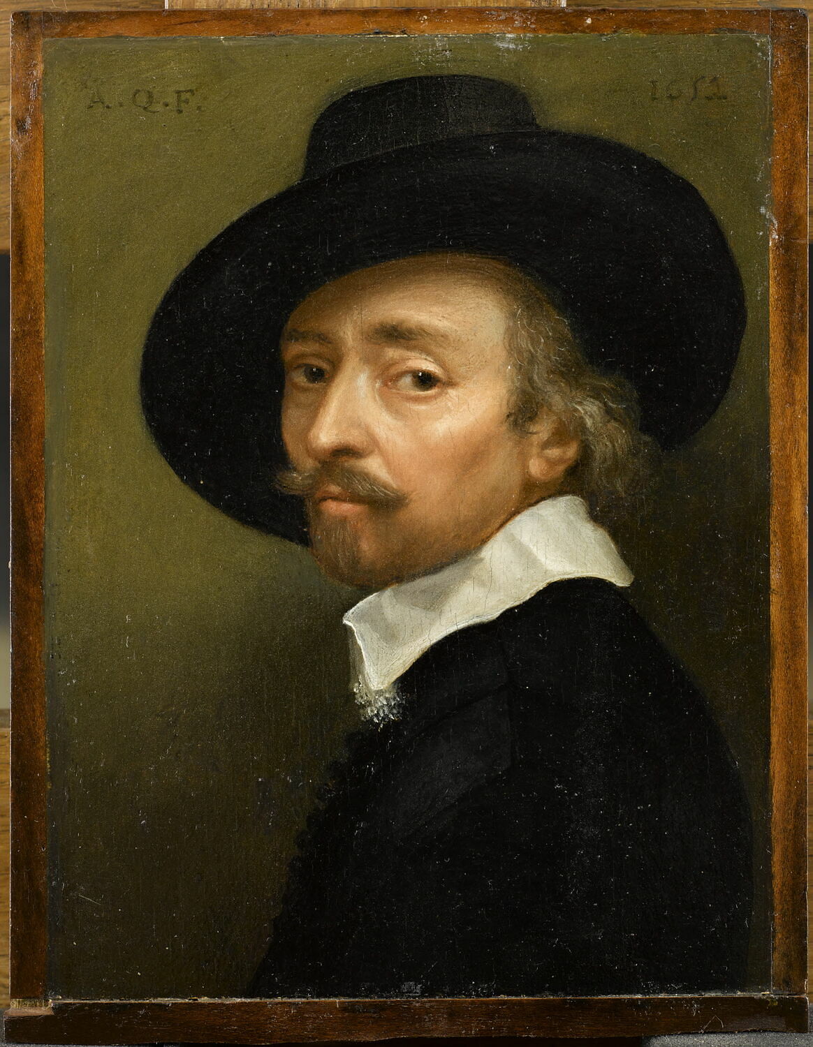 Portrait d'homme, Quesnel, Augustin, 2e quart du XVIIe siècle (1652)