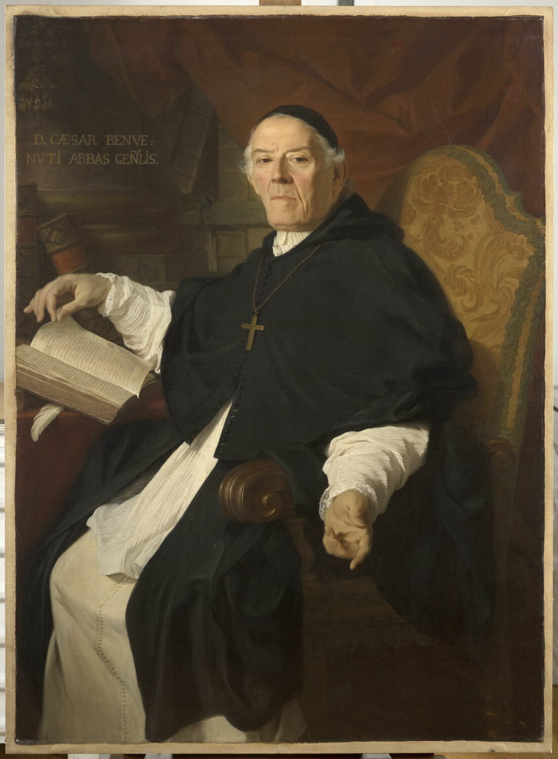 Dom Cesare Benvenuti (1699-1746), abbé général de la congrégation des chanoines de Latran, Subleyras, Pierre, 2e quart du XVIIIe siècle (1742)