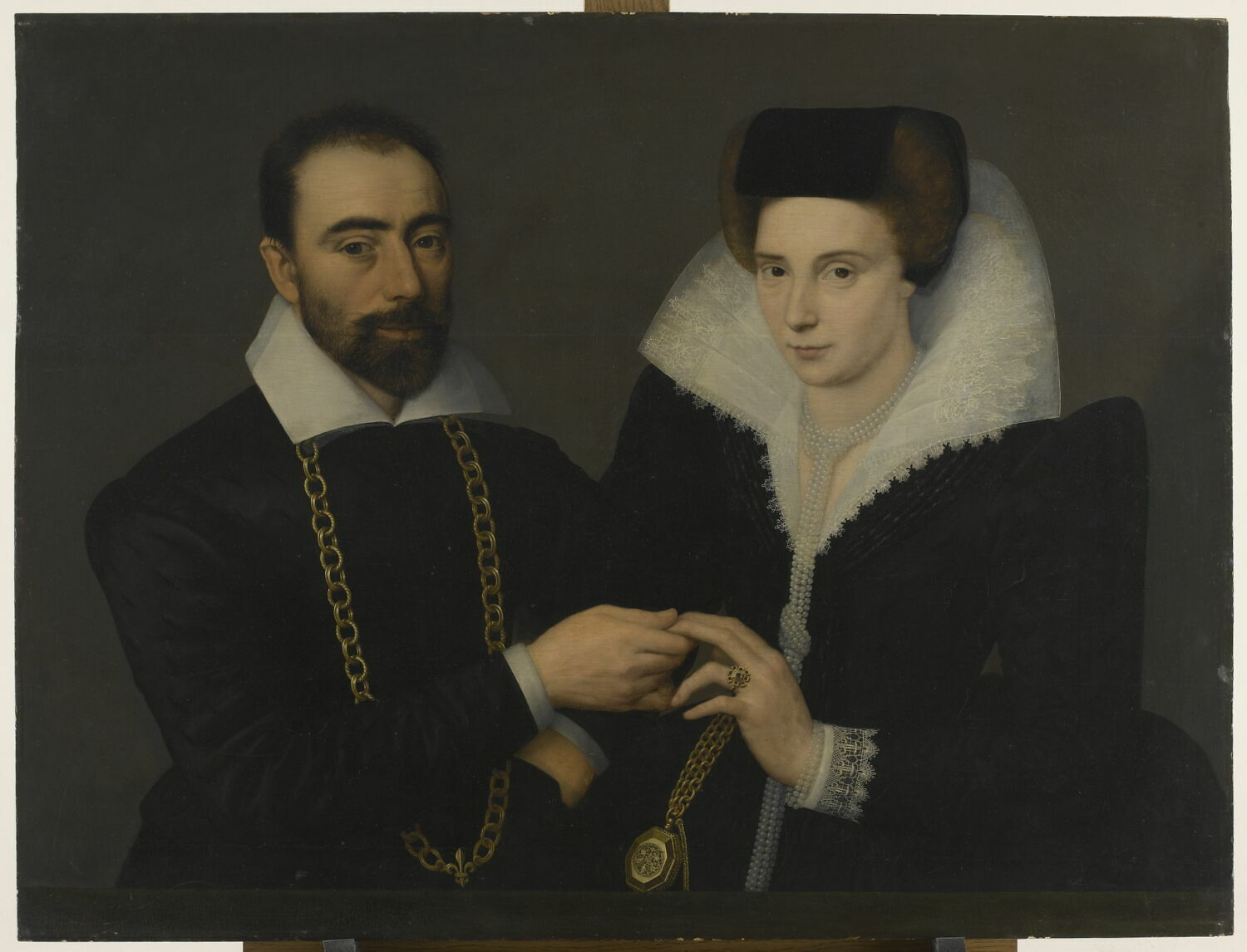 Portrait d'un couple, Anonyme, 1e quart du XVIIe siècle (vers 1600 - 1610)