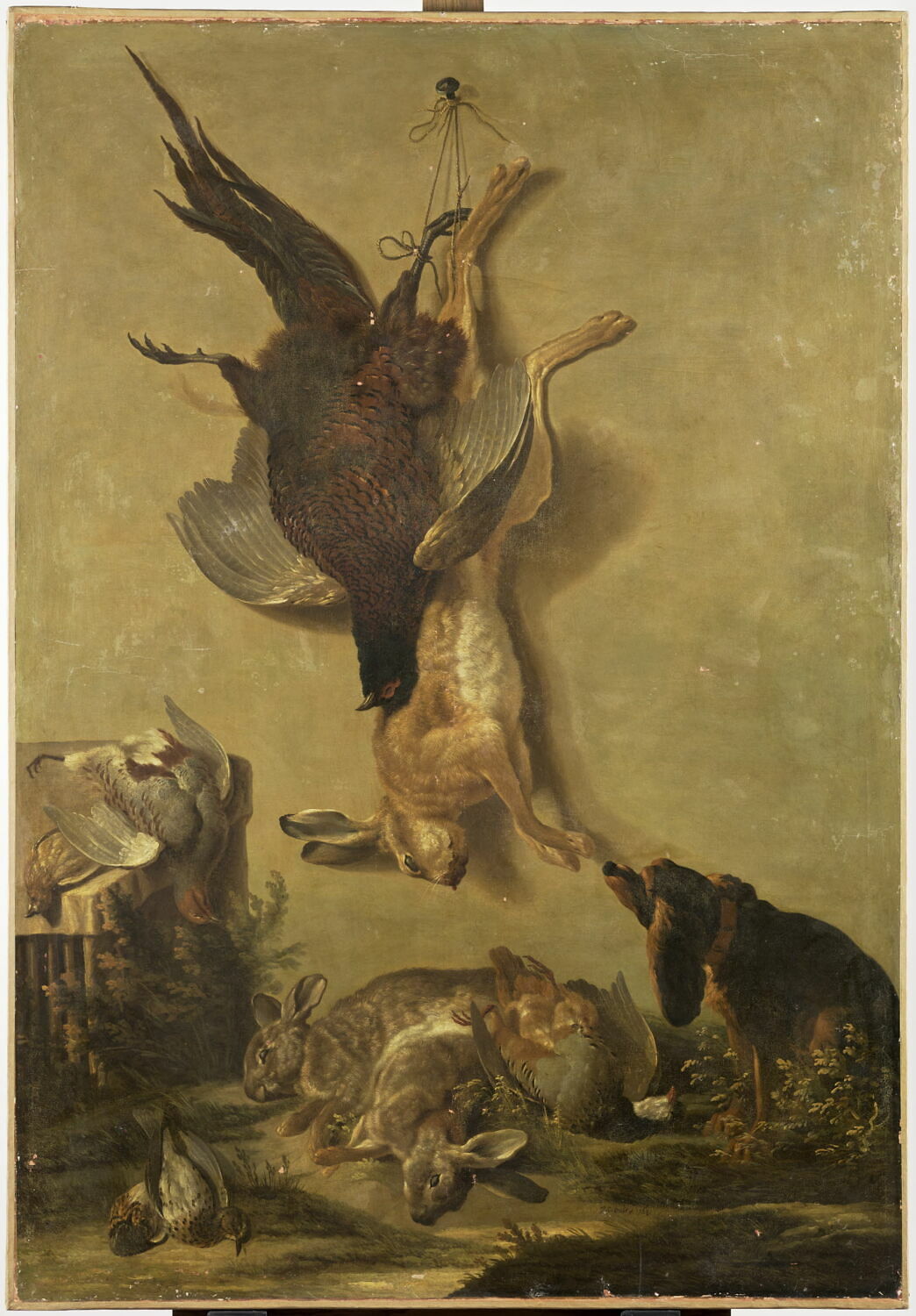 Nature morte au gibier., Oudry, Jacques-Charles, 3e quart du XVIIIe siècle (1762)