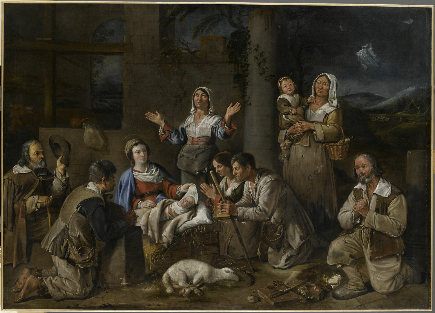 Adoration des bergers, Michelin, Jean, Milieu du XVIIe siècle (1659)
