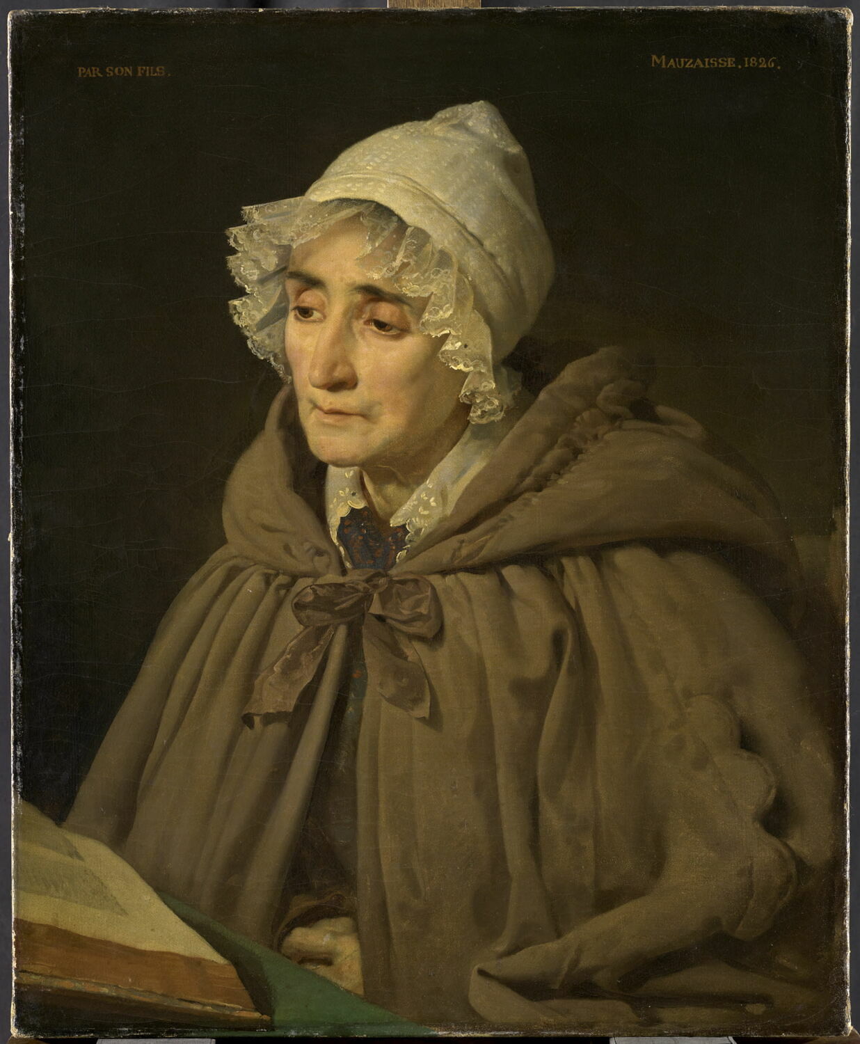 Madame Jean-Baptiste Mauzaisse, née Marie-Julienne Noë (1757-1827), mère de l'artiste, Mauzaisse, Jean Baptiste, 2e quart du XIXe siècle (1826)