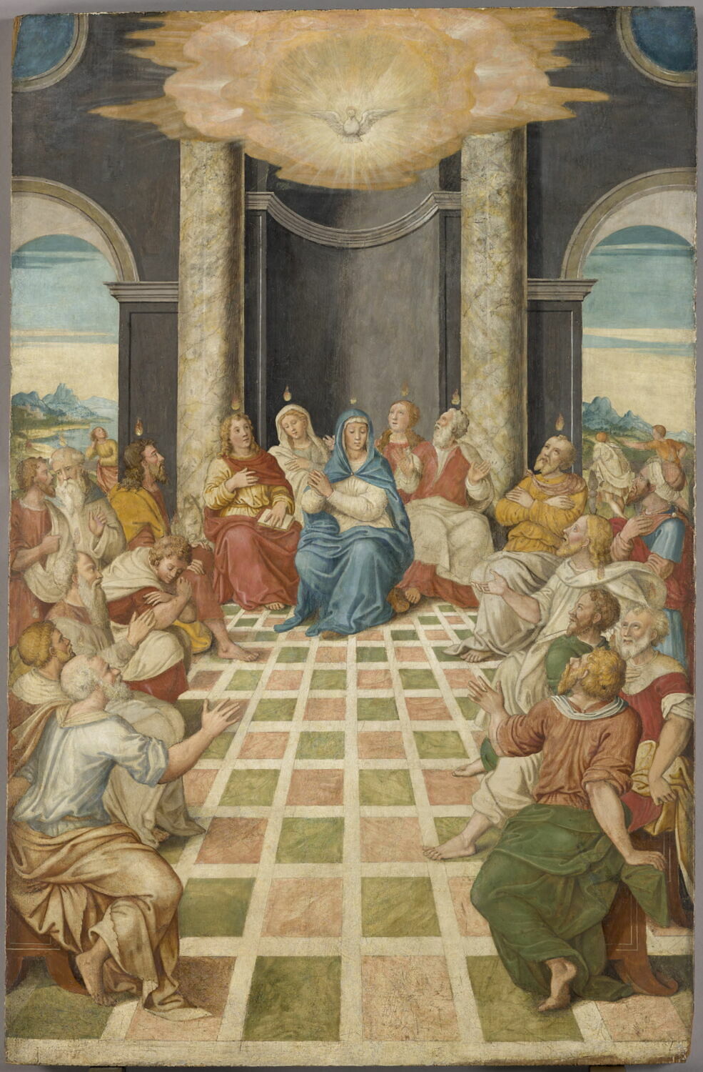 La Pentecôte, Anonyme, 2e moitié du XVIe siècle (1550 - 1600)