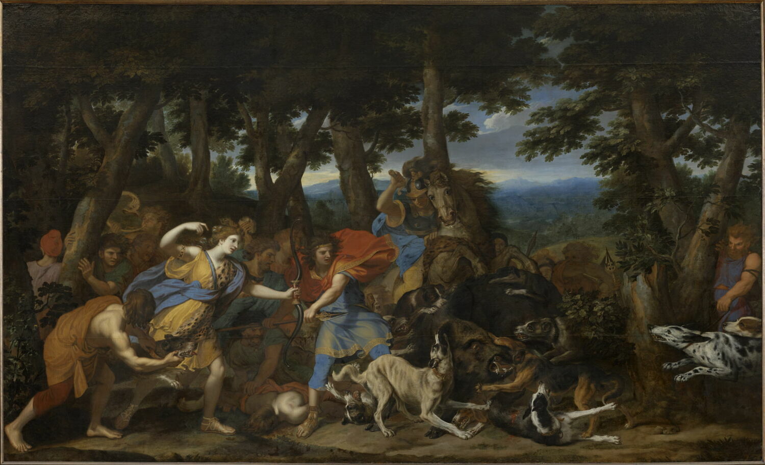 La Chasse de Méléagre et d'Atalante, Le Brun, Charles, 2e quart du XVIIe siècle (vers 1658)