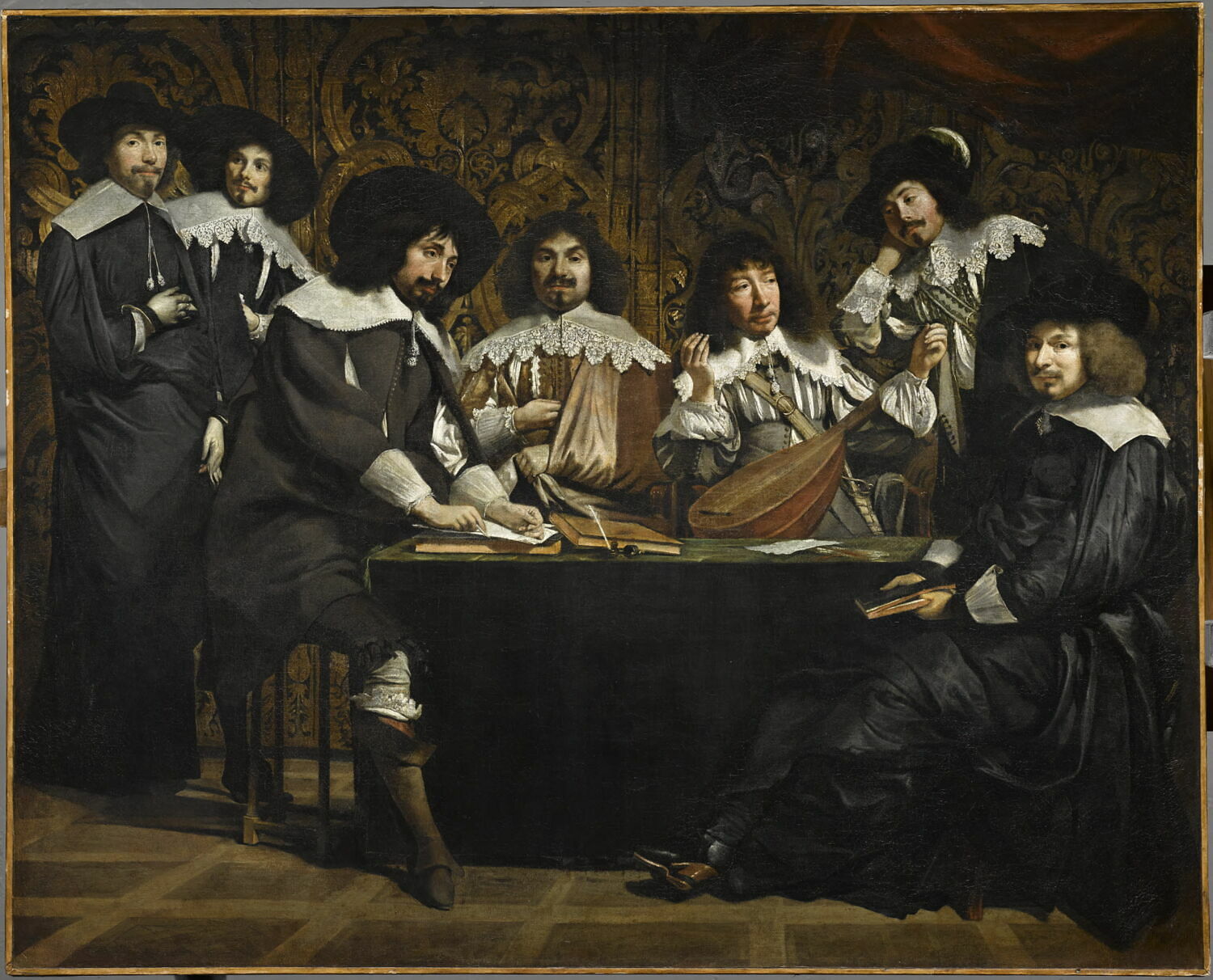 L'Académie, Le Nain, Louis, 2e quart du XVIIe siècle (vers 1640)