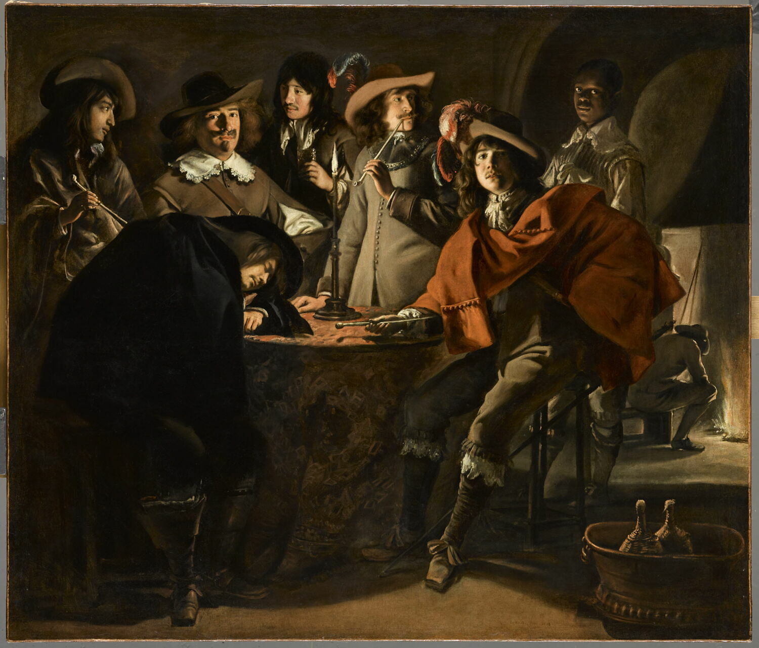 La Tabagie, Le Nain, Louis, 2e quart du XVIIe siècle (1643)