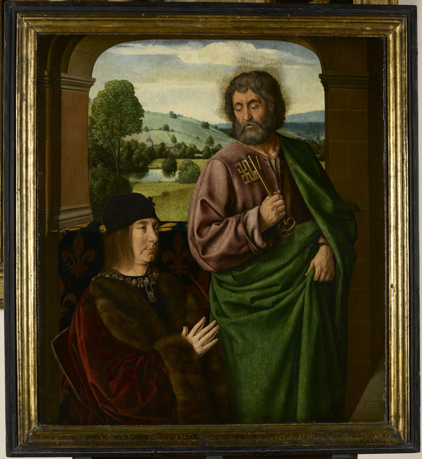Le duc Pierre II de Bourbon (1439-1503), présenté par saint Pierre, Hey, Jean, 4e quart du XVe siècle (vers 1492)