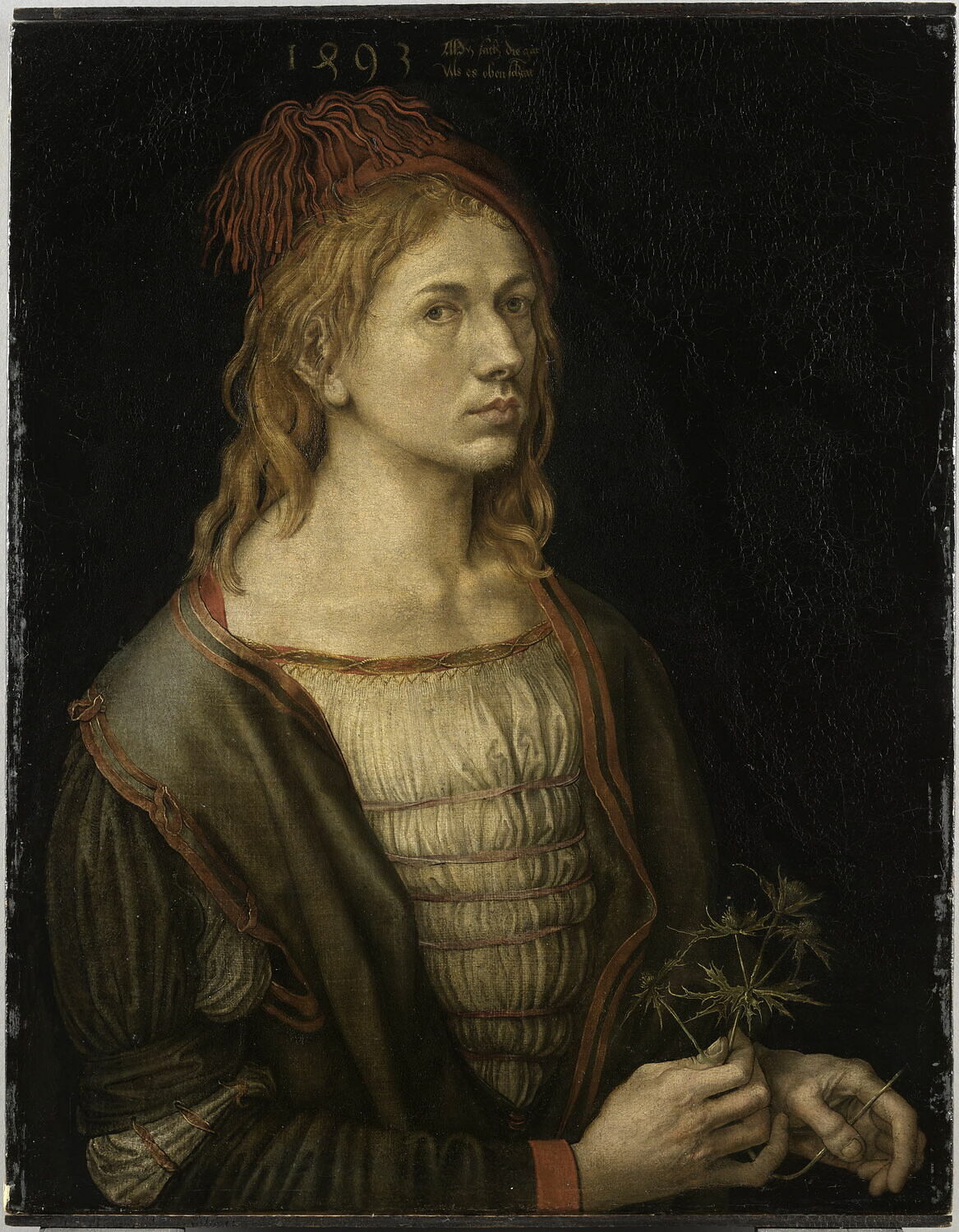 Autoportrait au chardon, Albrecht Dürer