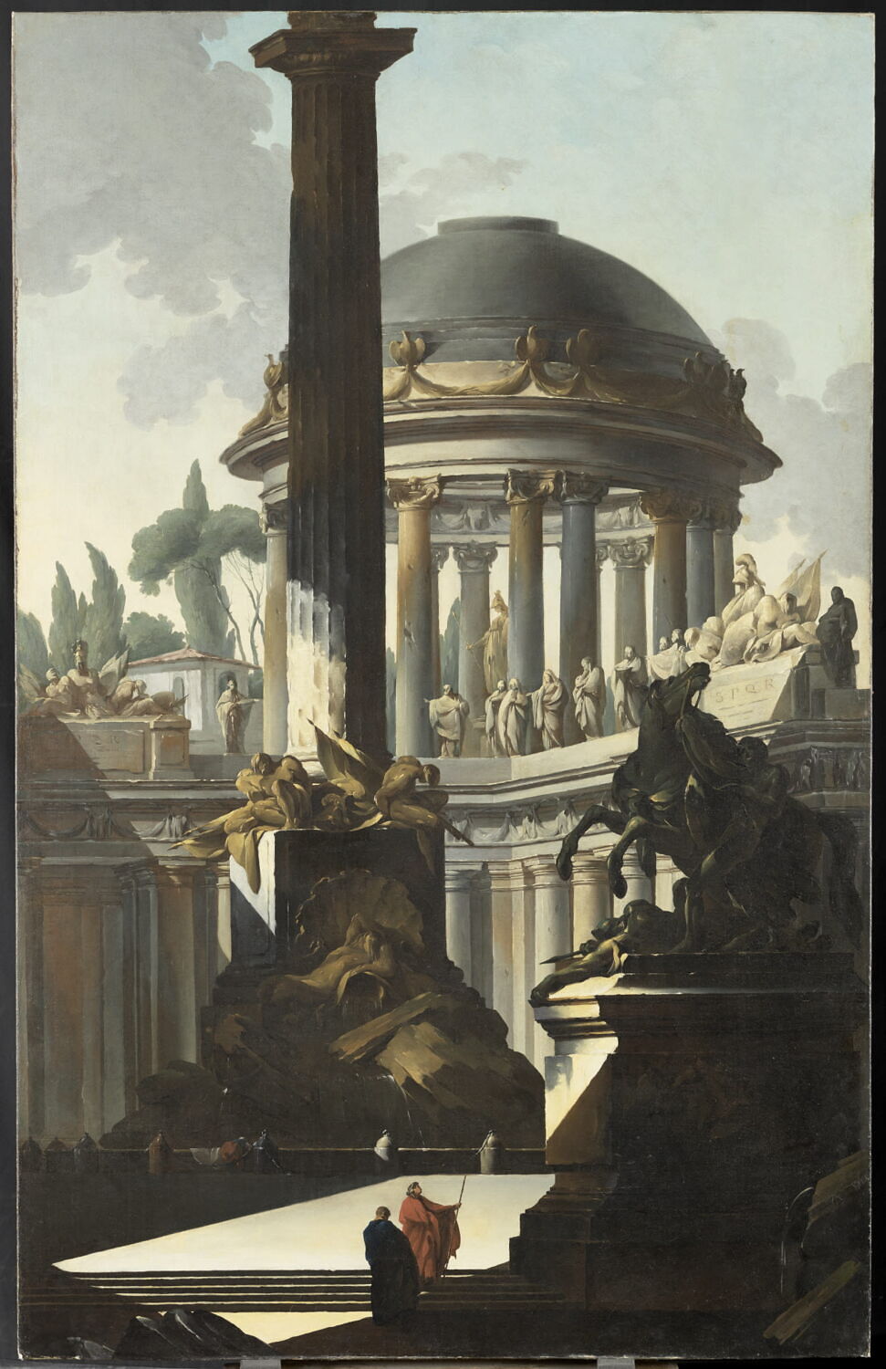 Caprice architectural, Le Lorrain, Louis-Joseph, Milieu du XVIIIe siècle (vers 1748 - 1749)