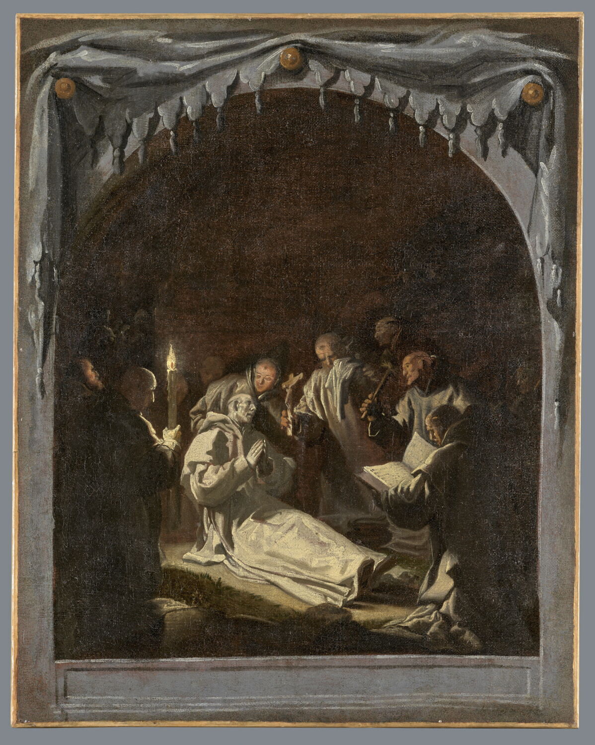 La Mort de saint Bruno (en 1101), Carducho, Vicente, 2e quart du XVIIe siècle (1626 - 1632)