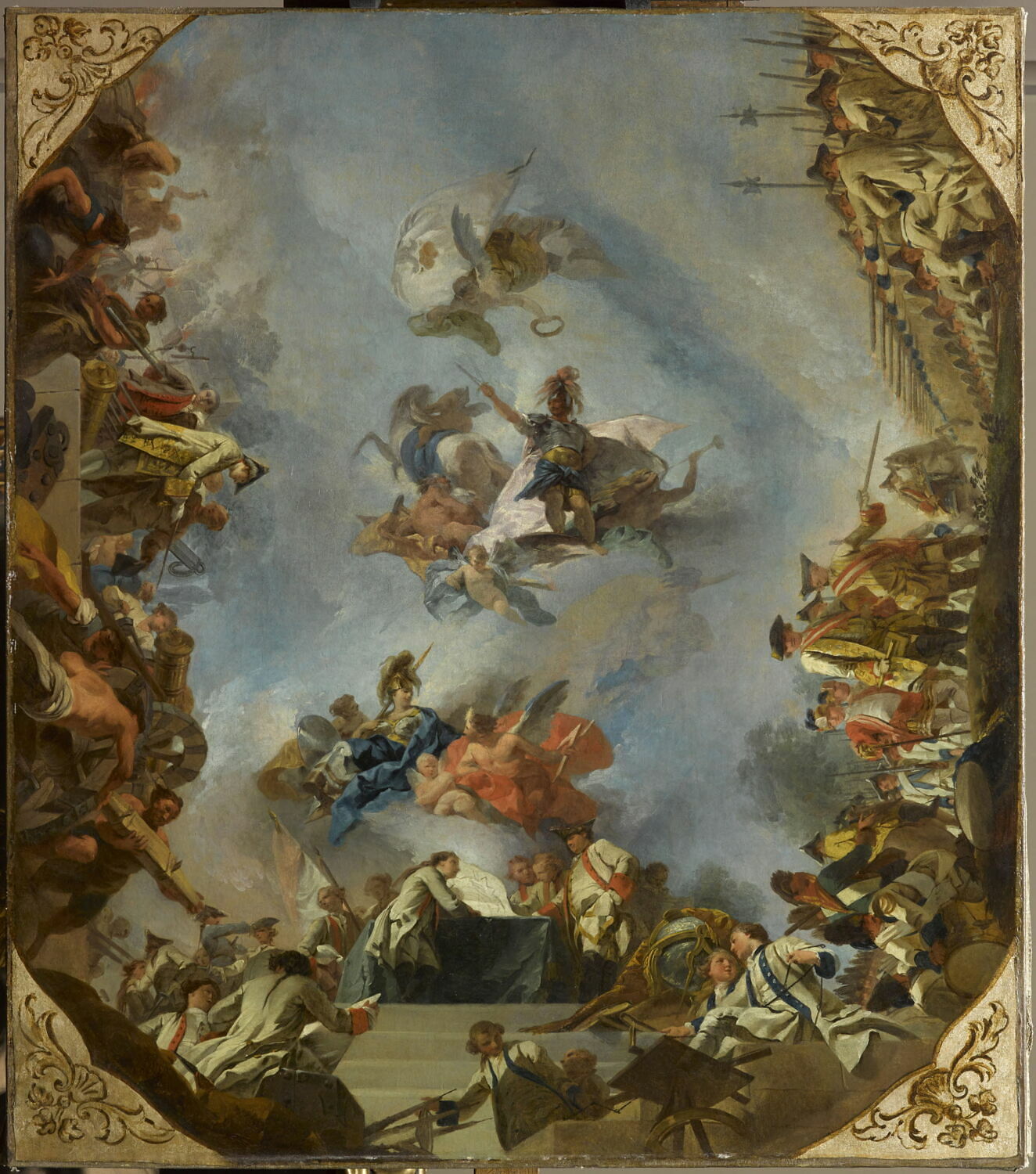 Allégorie de la Vie militaire, Guglielmi, Gregorio, 3e quart du XVIIIe siècle (vers 1759 - 1761)