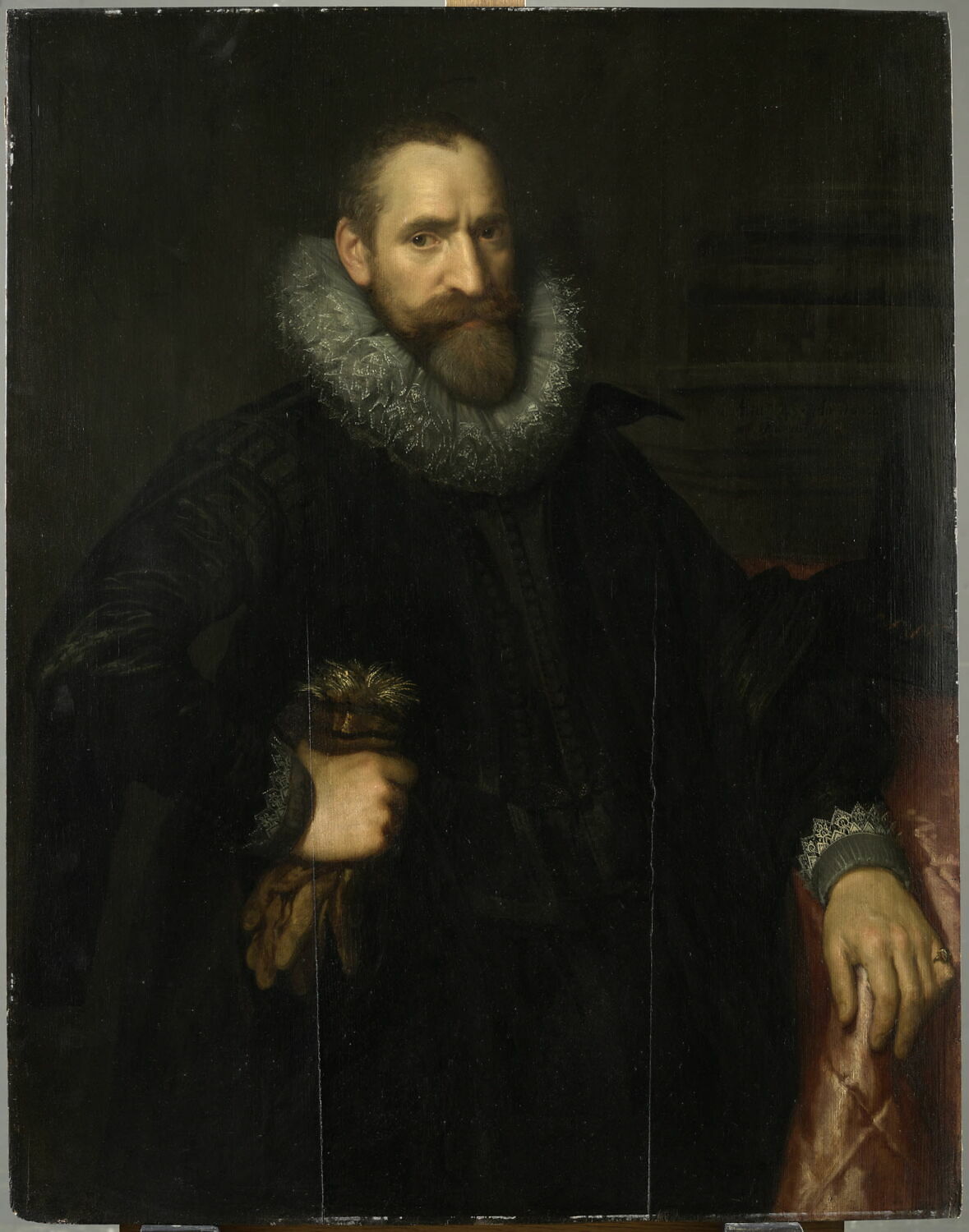 Portrait d'un homme de distinction âgé de quarante-cinq ans, Moreelse, Paulus, 1e quart du XVIIe siècle (1612)