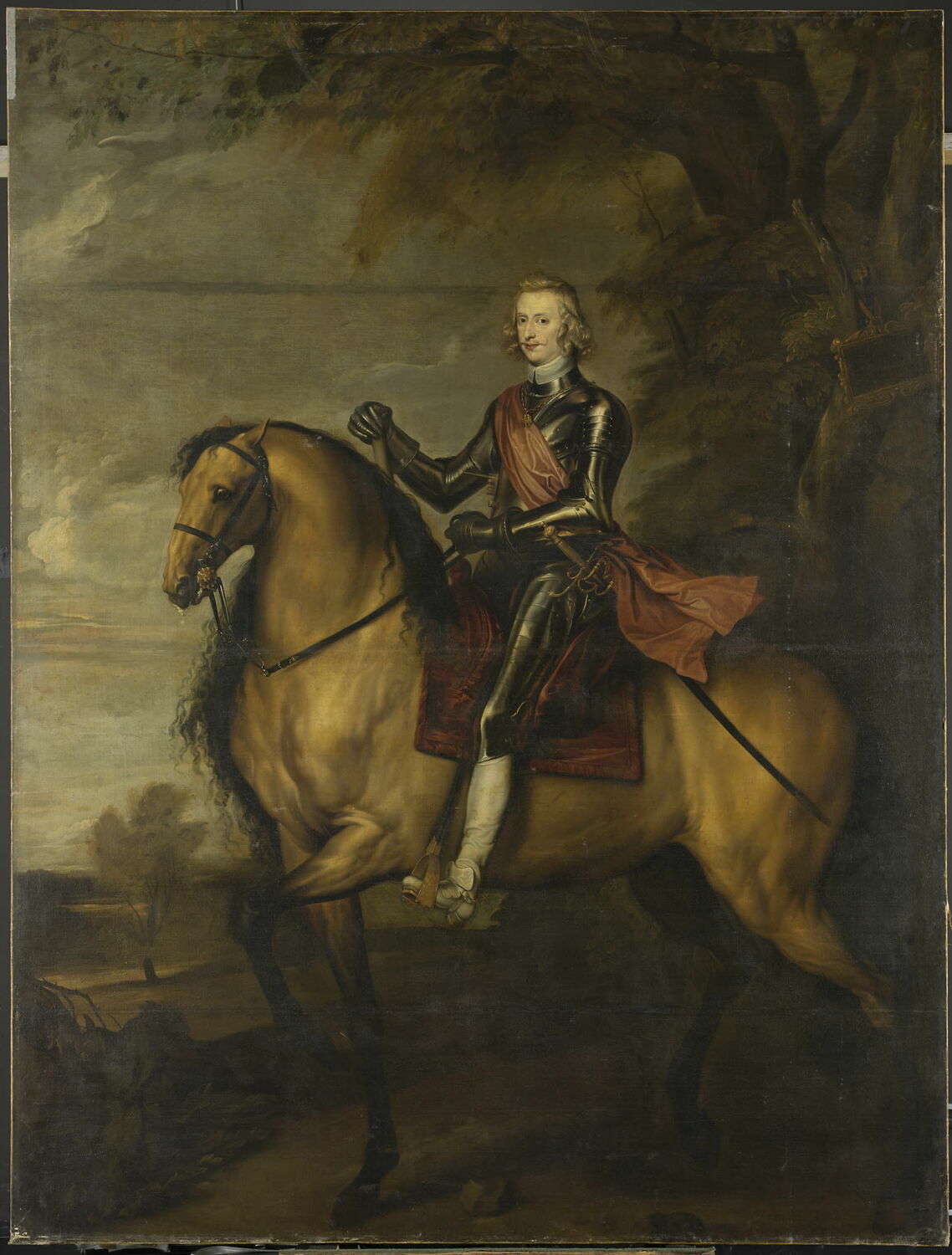 Portrait équestre de Ferdinand infant d'Espagne (1609-1641) surnommé le Cardinal infant, Антонис ван Дейк, вторая четверть XVII века (1625–1650)