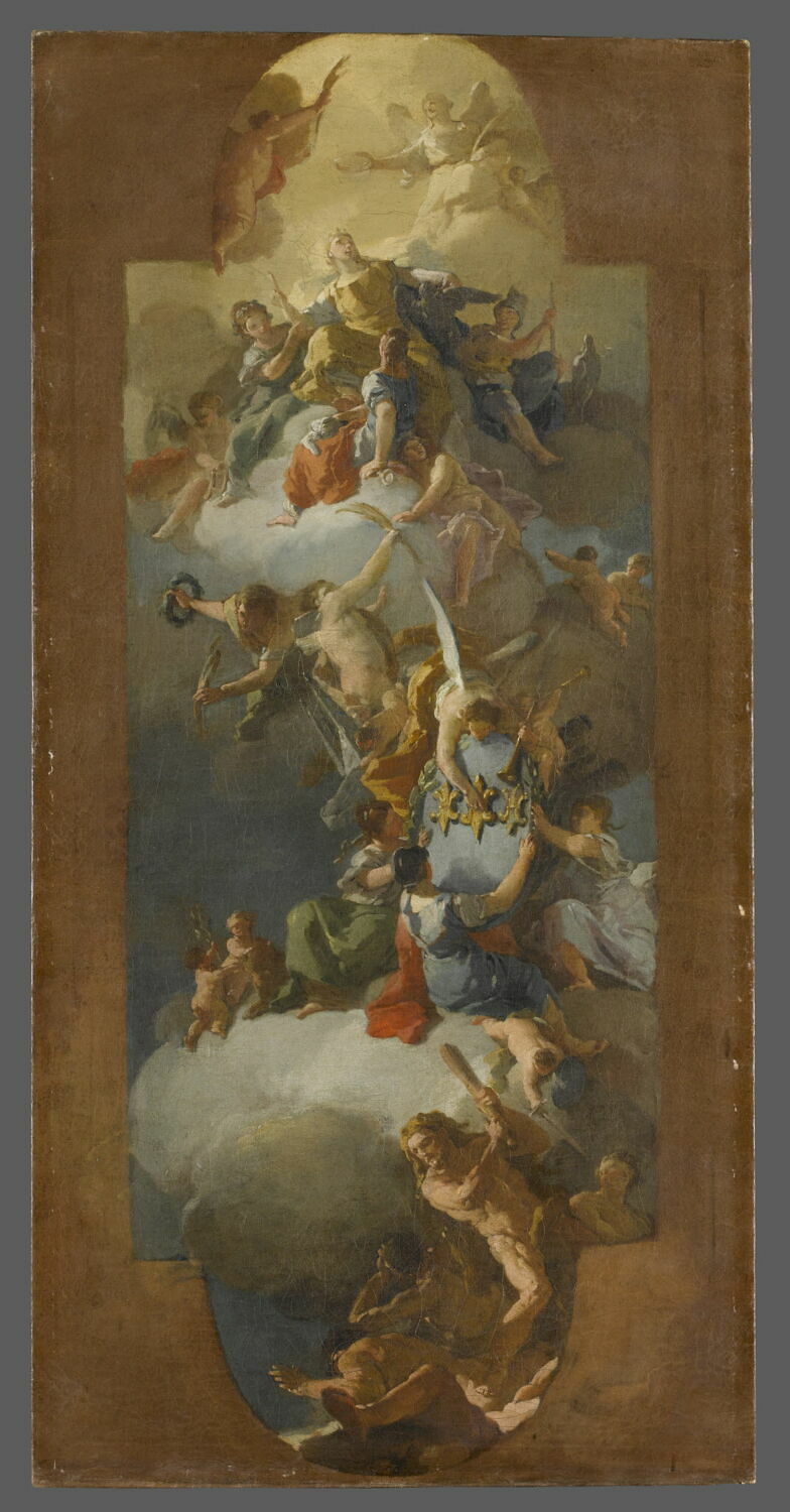 Le Triomphe de la famille des Bourbons de Naples, Mondo, Domenico, 4e quart du XVIIIe siècle (1787)