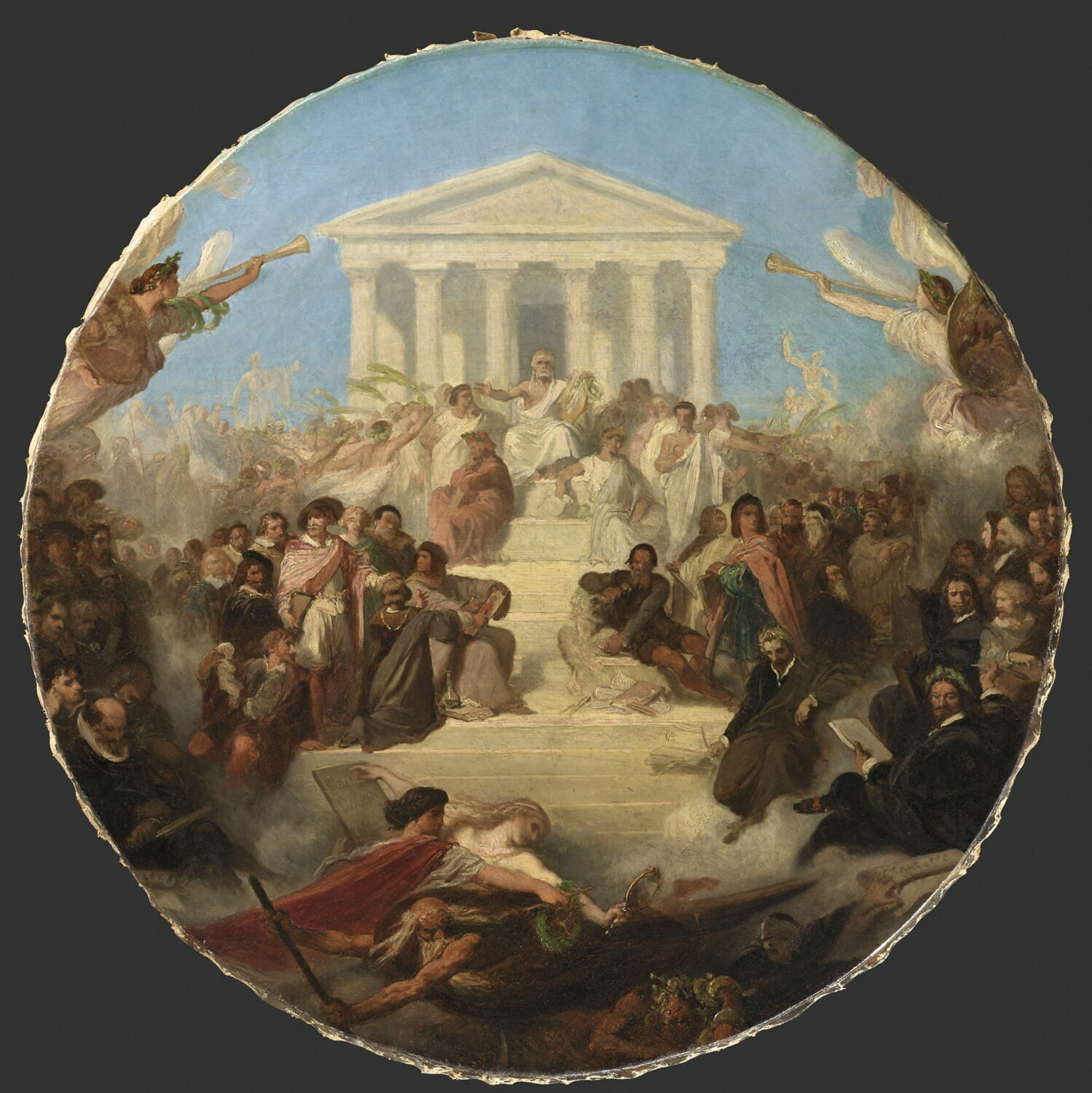 Allégorie du triomphe des arts et du bien, Gallait, Louis, XIXe siècle (1800 - 1900)