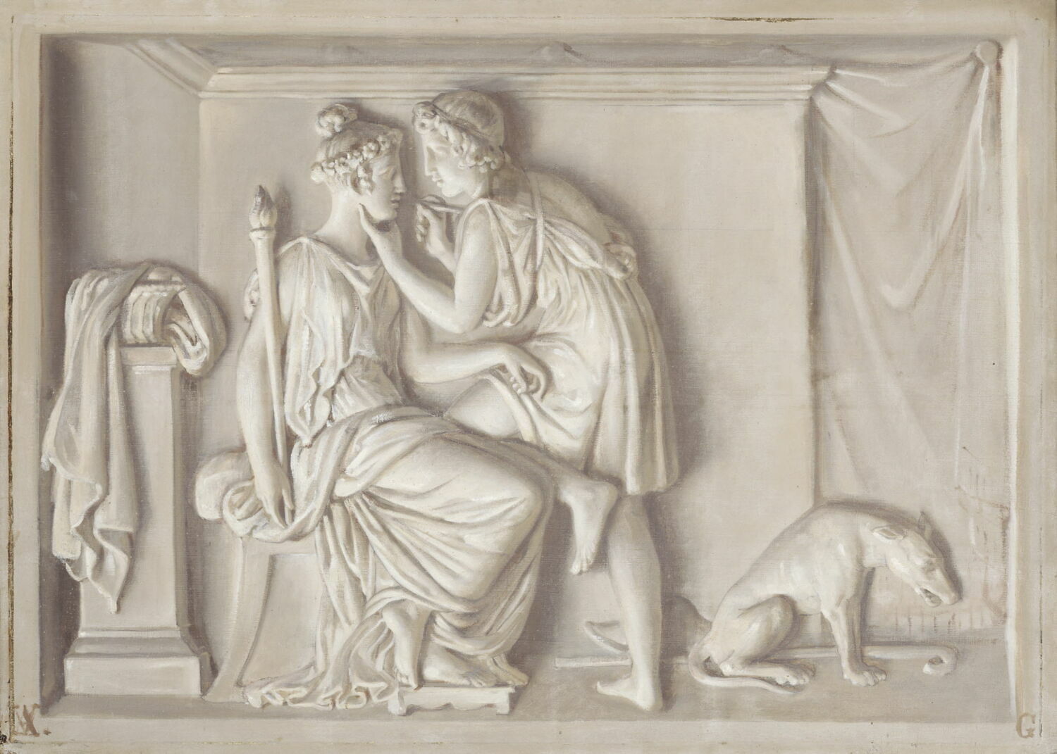 Décor: Huit scènes antiques., Gosse, Nicolas, 2e quart du XIXe siècle (1827)
