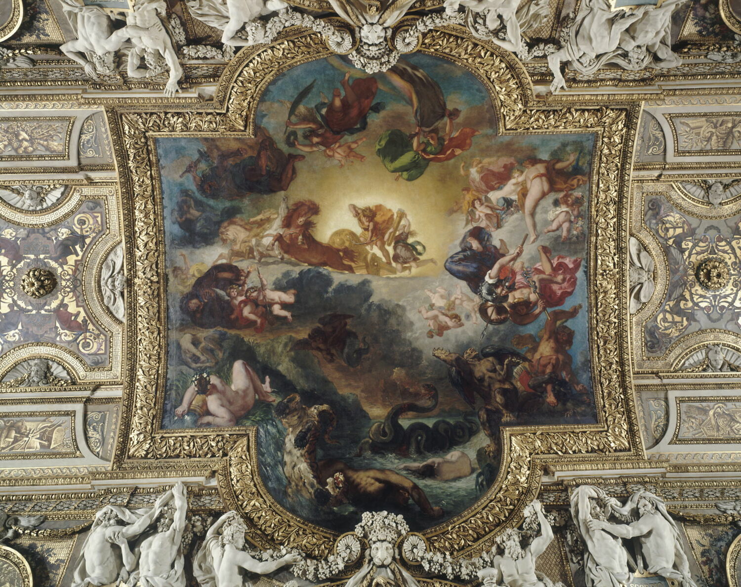 Apollon vainqueur du serpent Python - Louvre site des collections