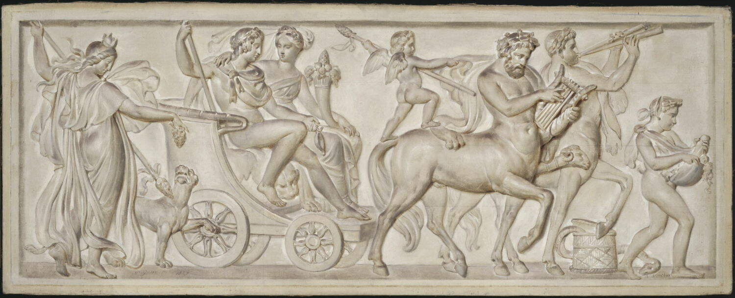 Décor: Onze scènes de la vie civile des anciens., Gosse, Nicolas, 2e quart du XIXe siècle (1827)