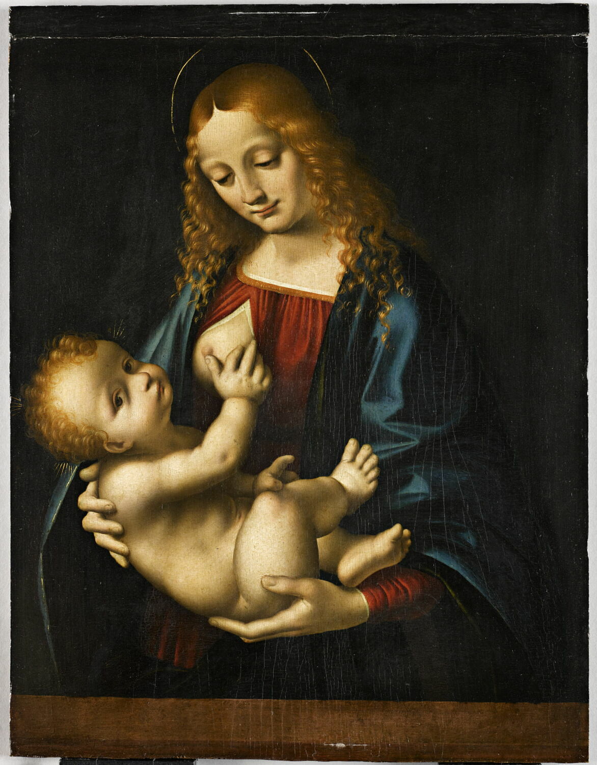 La Vierge allaitant l'Enfant Jésus, Marco d'Oggiono, 1e moitié du XVIe siècle (1500 - 1550)