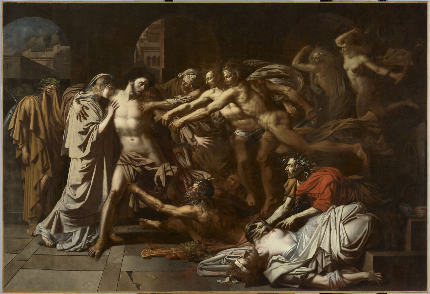 Les remords d'Oreste, Hennequin, Philippe-Auguste, 4e quart du XVIIIe siècle (1775 - 1800)