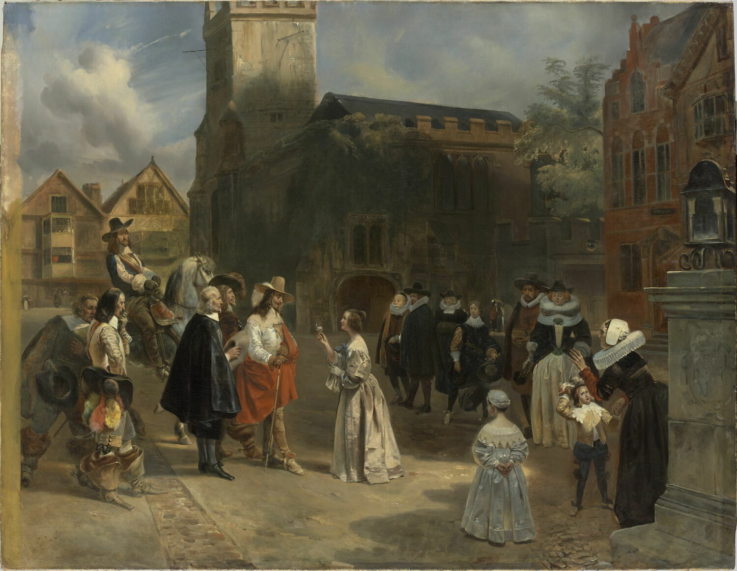 Sujet tiré de la vie du roi Charles Ier d'Angleterre, Lami, Eugène, 2e quart du XIXe siècle (1829)