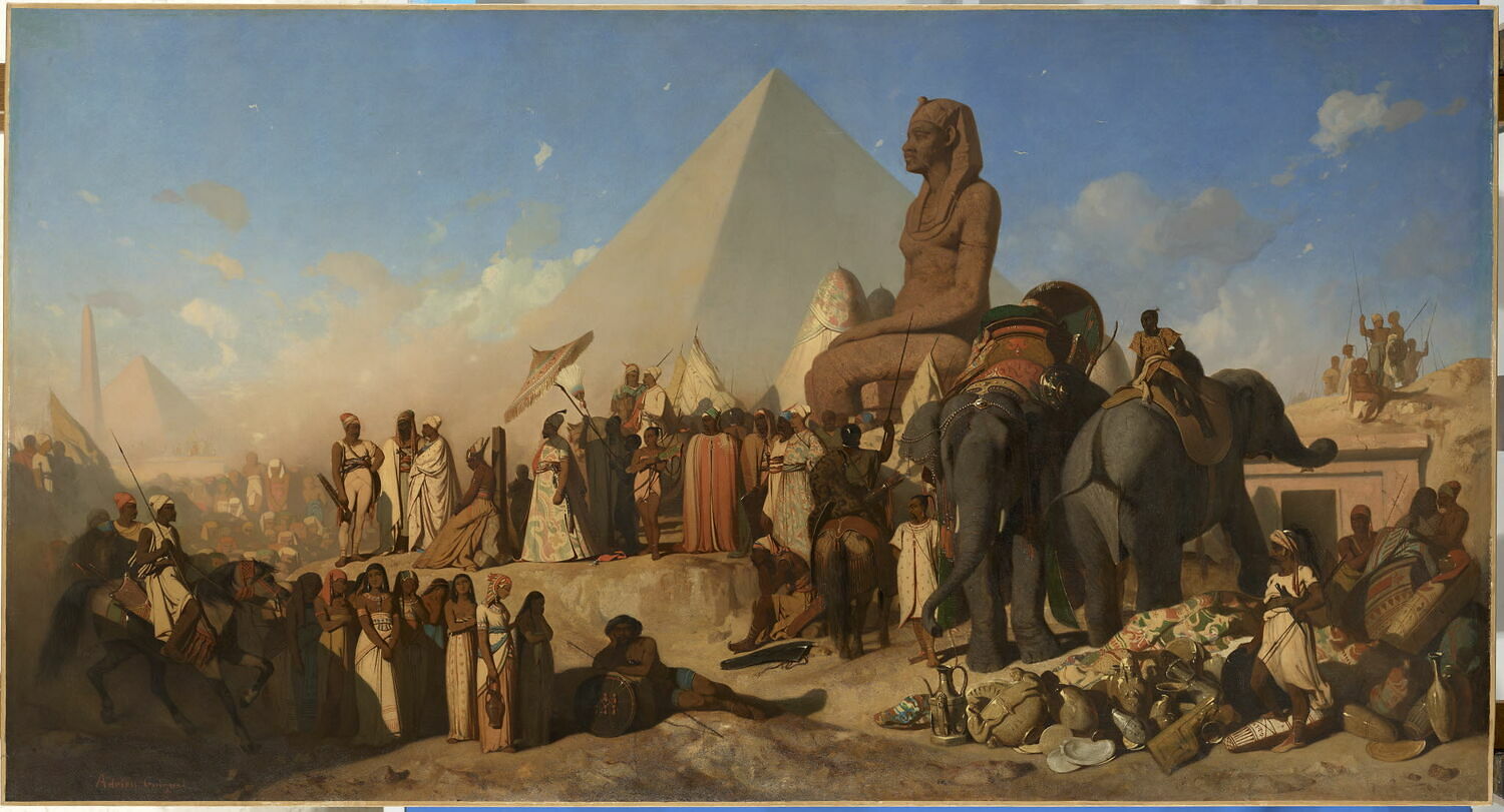 Cambyse et Psamménite, Guignet, Adrien, 2e quart du XIXe siècle (1841)