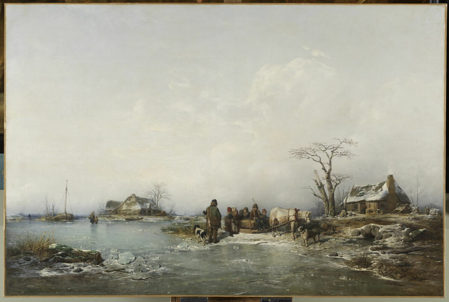 Effet d'hiver, Wickenberg, Petter Gabriel, 2e quart du XIXe siècle (1841)