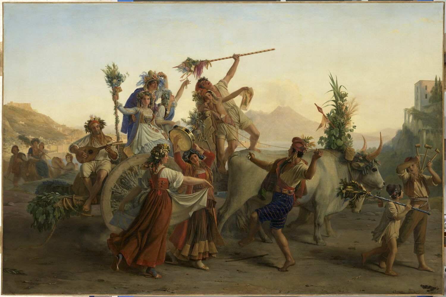 Le retour de la fête de la Madone de l'Arc, près de Naples, Robert, Léopold, 2e quart du XIXe siècle (1827)