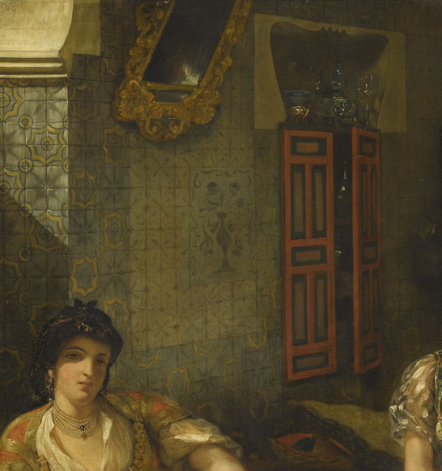 Femmes d’Alger dans leur appartement Louvre Collections