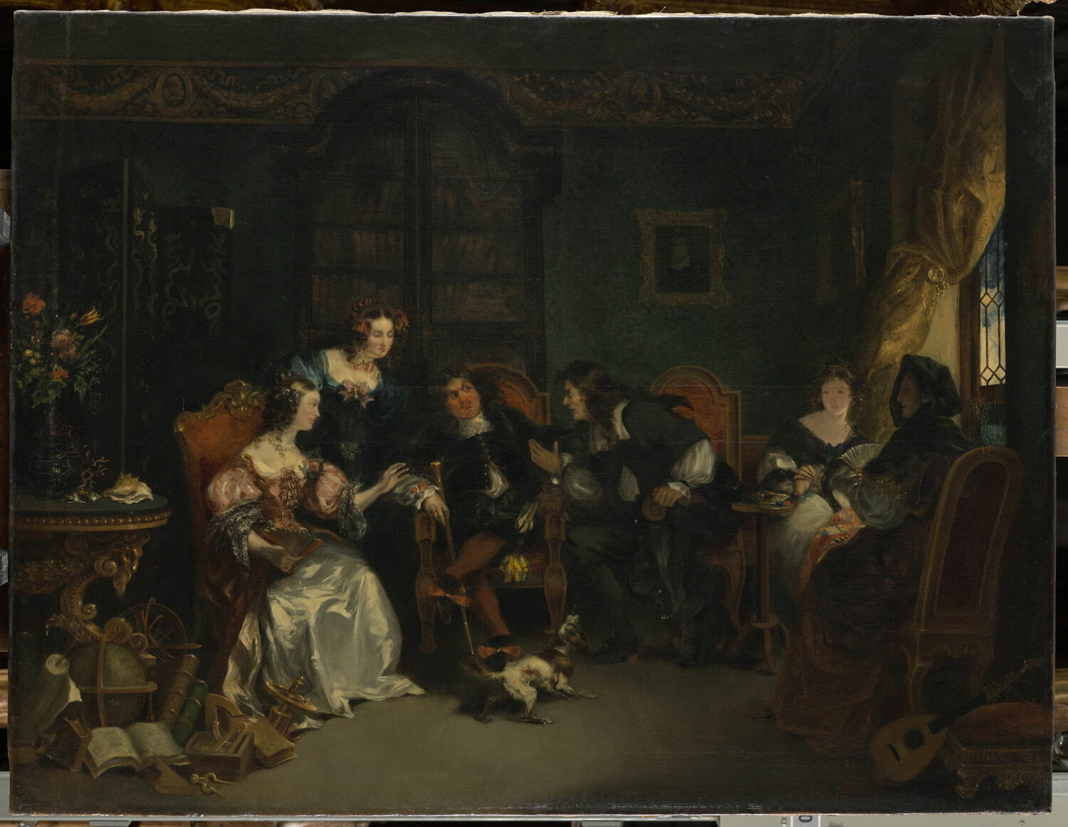 Dispute de Trissotin et de Vadius, Poterlet, Henri Hippolyte, 2e quart du XIXe siècle (1825 - 1850)