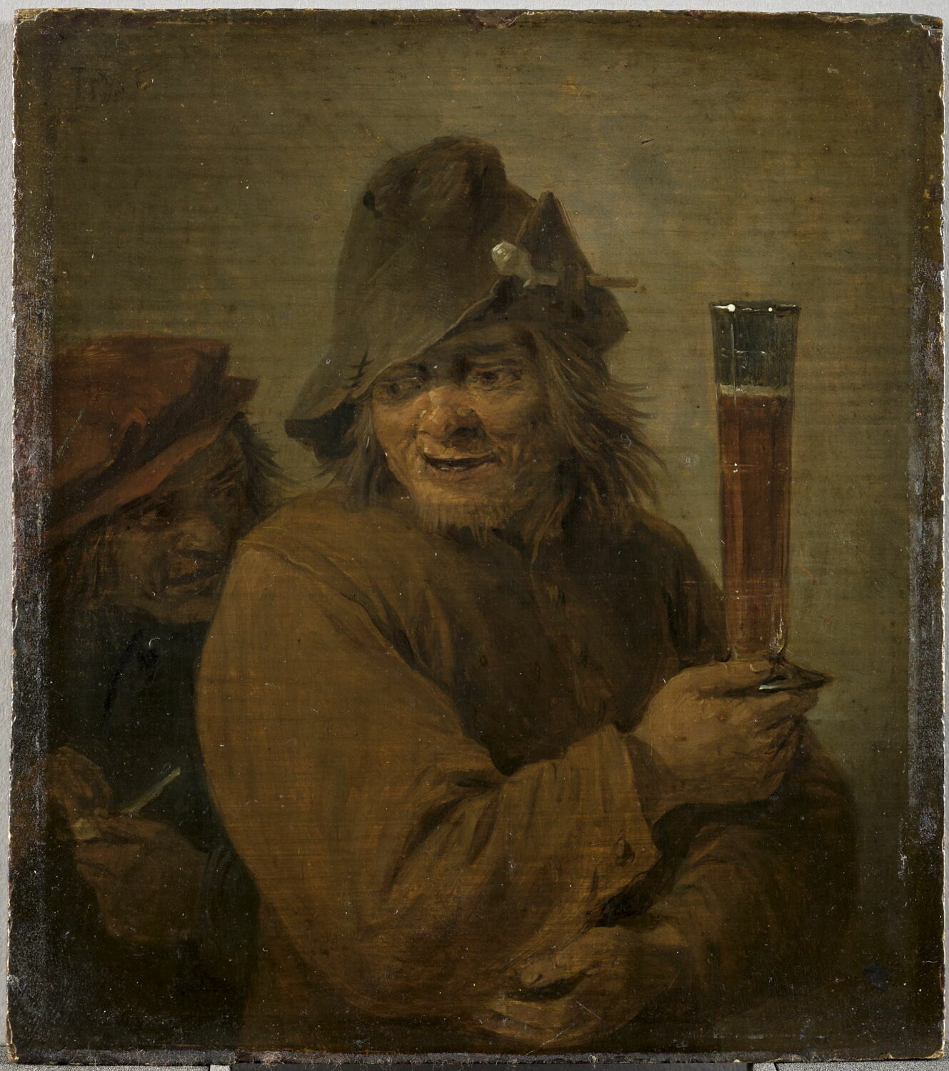 Buveur de bière et fumeur, Teniers, David II, 2e quart du XVIIe siècle (vers 1640 - 1650)