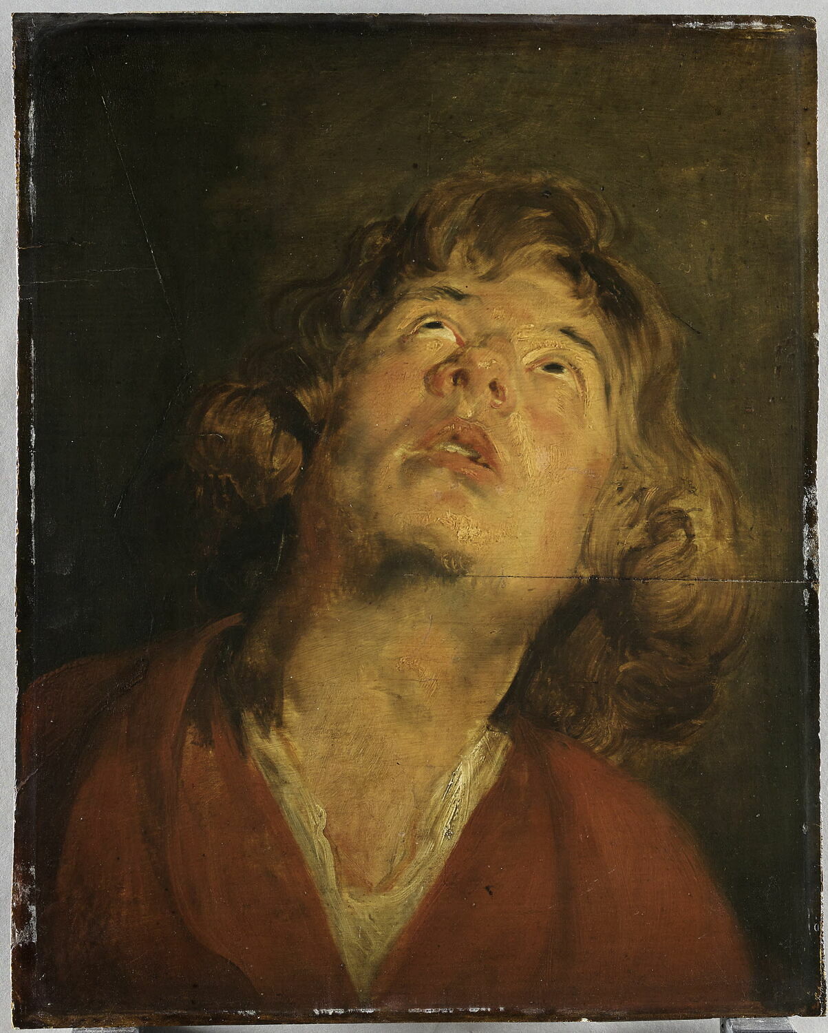 Tête d'étude de saint (saint Georges?), Питер Пауль Рубенс, первая четверть XVII века (ок. 1616–1620)