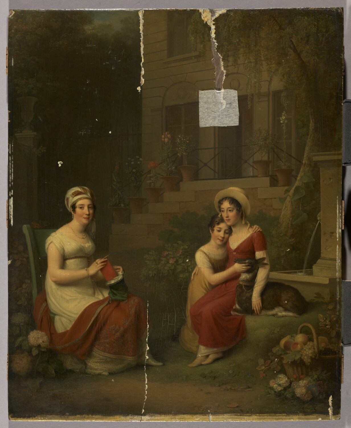 Madame Lejean et ses filles, Laurent, Jean-Antoine, 1e quart du XIXe siècle (1800 - 1825)