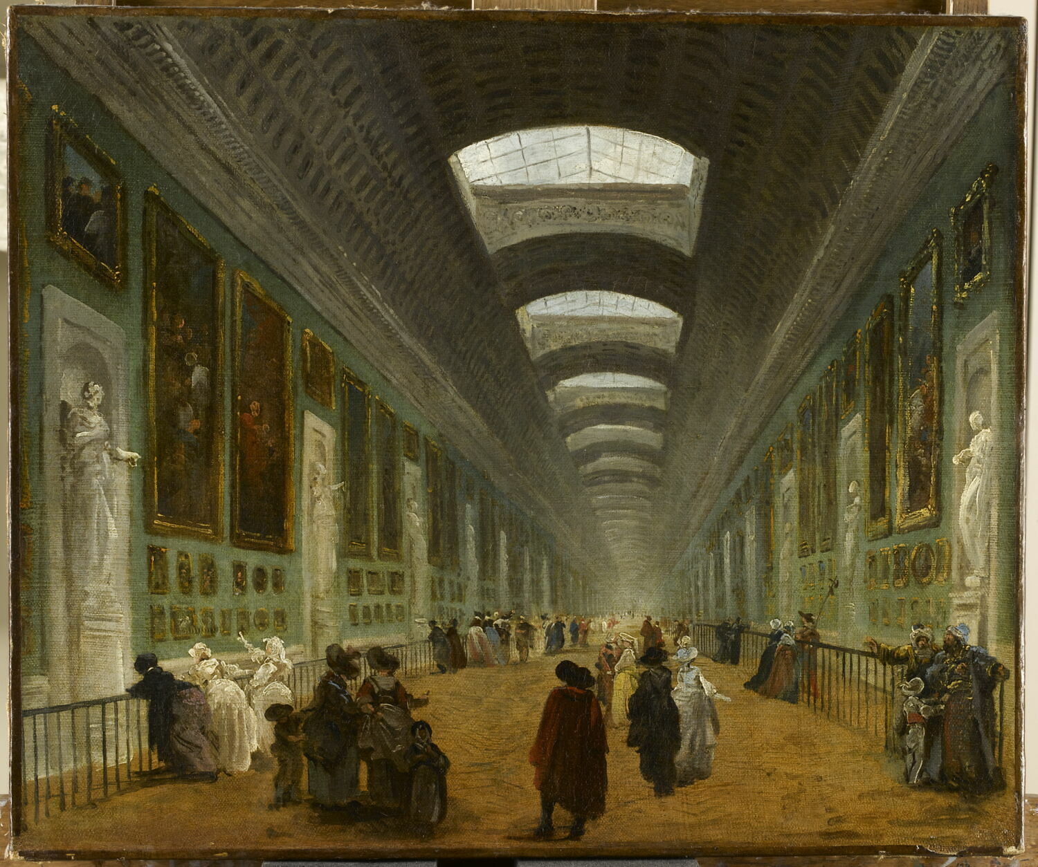 Projet d'aménagement de la Grande Galerie du Louvre, Robert, Hubert, 4e quart du XVIIIe siècle (vers 1785 - 1790)