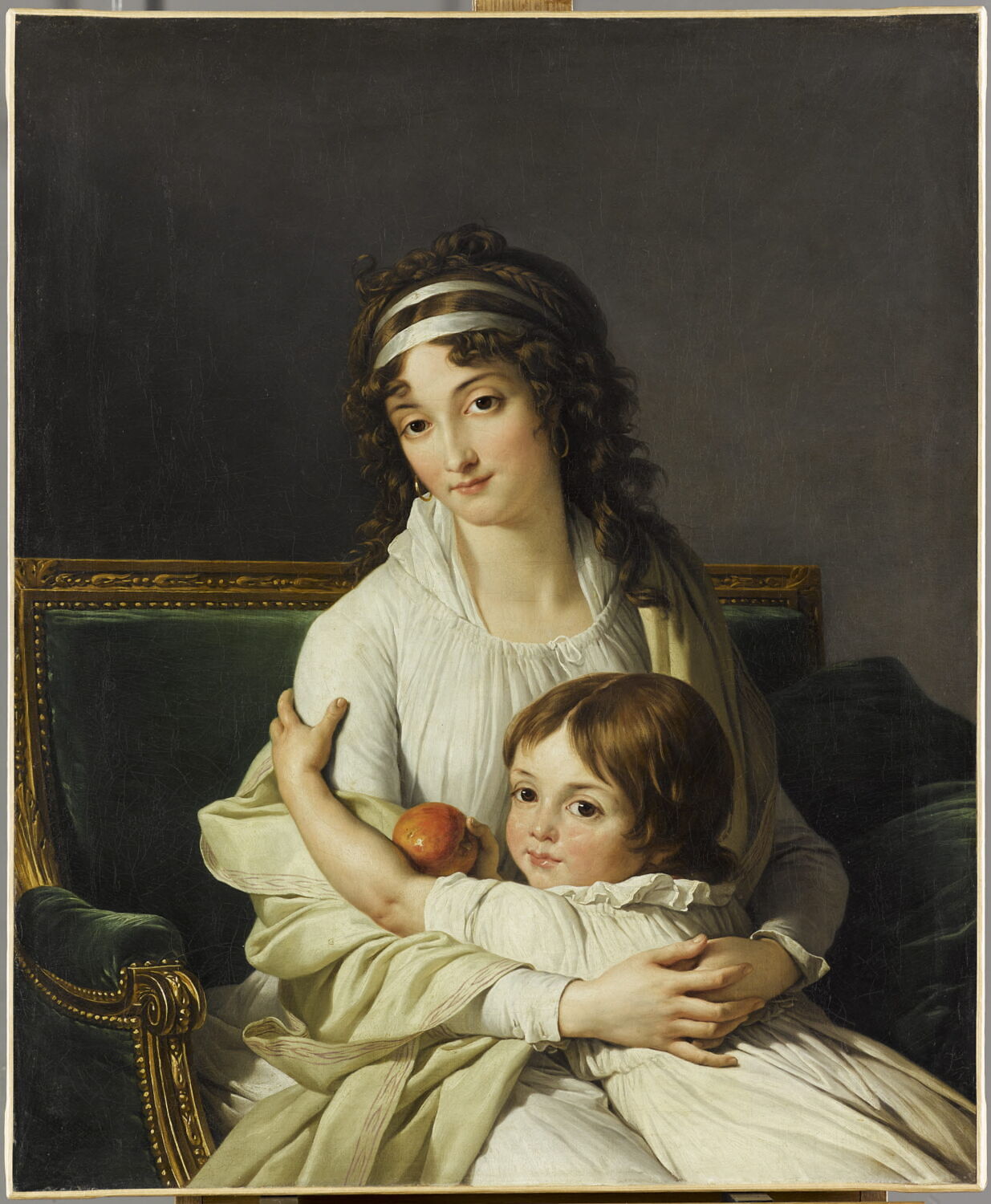 Portrait présumé de Madame Boyer-Fonfrède et de son fils Henri., Vincent, François-André, 4e quart du XVIIIe siècle (1796)