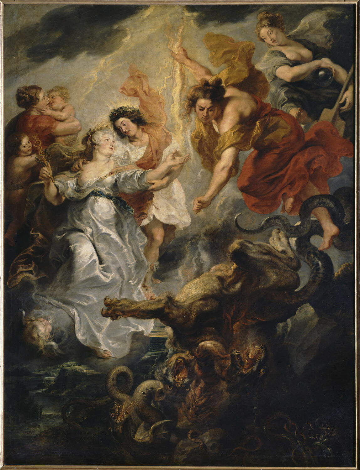 La Parfaite Réconciliation de la reine et de son fils, après la mort du connétable de Luynes, le 15 décembre 1621, Питер Пауль Рубенс, первая четверть XVII века (1600–1625)