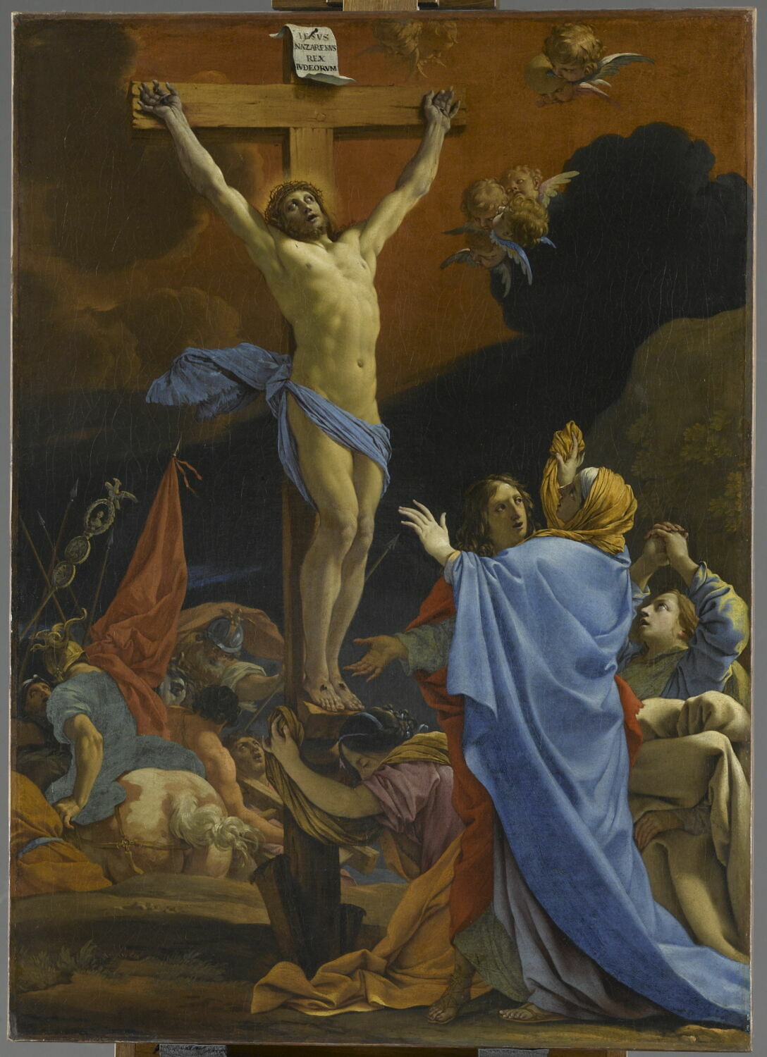 Le Christ en Croix, Dorigny, Michel, 2e quart du XVIIe siècle (vers 1648 - 1650)