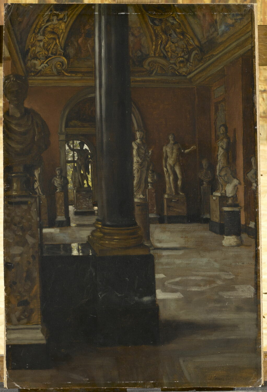 Vue de la salle de Septime Sévère prise de la salle de la Paix au Louvre, Tissot, James Jacques Joseph, 2e moitié du XIXe siècle (1850 - 1900)